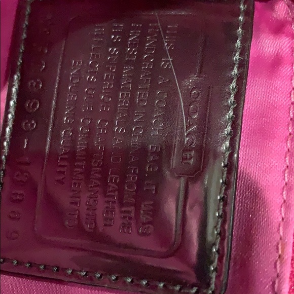 Purple poppy purse coach - Picture 2 of 4